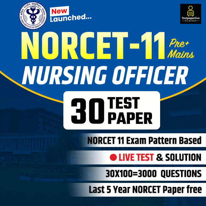 NORCET-11 Pre Exam (30 Test Series)