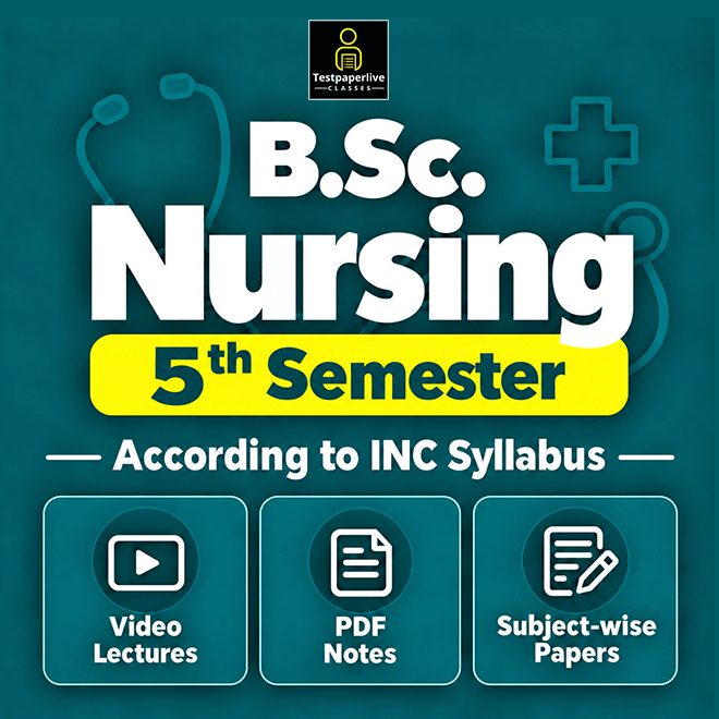 B.Sc. Nursing 5th Semester
